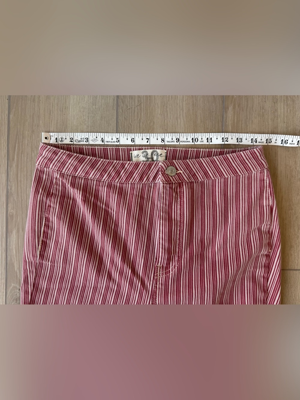 Free People Be Mine Heart Pocket Bell Bottoms 30 - Picture 13 of 15